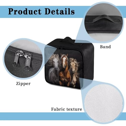 Rnyleeg Horse First Aid Kit Bag Portable First Aid Kits for Businesses Medium Emergency Medical Kit for Home Medicine Stor...
