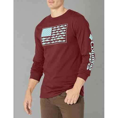 Columbia Mens Long Sleeve Tee Shirt Outdoors; Fishing; Camping; HikingT-Shirt