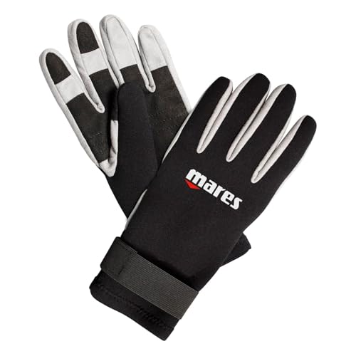 Mares Adult Amara 2mm Neoprene Gloves for Men & Women - Durable Flexible Wetsuit Gloves with Adjustable Velcro Closure for...