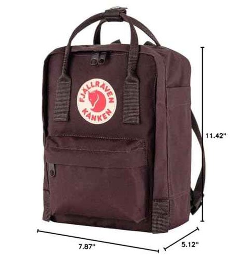 Fjäll Räven Unisex Kånken Mini Sports backpack (pack of 1), Berry, One Size, Sport