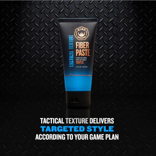 GIBS Grooming Tactical Texture Texturizing Fiber Paste, 3 Fl Oz