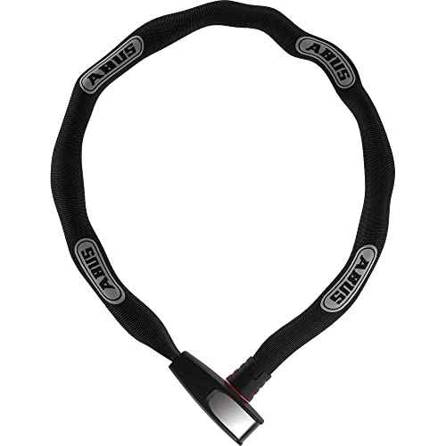 ABUS Steel-O-Chain 8807K Chain Lock - Flexible Hardened Steel Bike Lock - ABUS Security Level 8-85 cm - Black