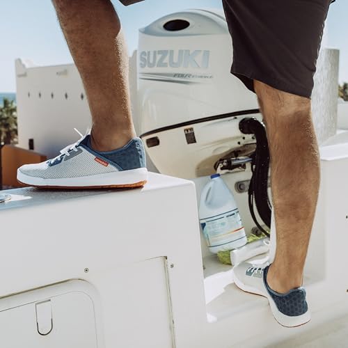 Grunden’s Keeper Sneaker - Lightweight Quick Dry Water Shoes, Breathable Mesh Upper with Rubber Toe, All Day Fishing Comfo...