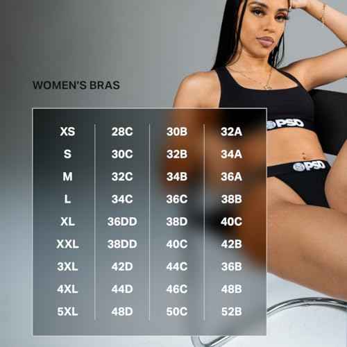 PSD Underwear Womens Sports Bra - Floral Print, Medium Support Sports Bras for Women, Womens Racerback Sports Bras