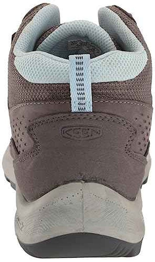 KEEN Women's Terradora Explorer Mid Height Waterproof All Terrain Hiking Boots, Steel Grey/Clear Sky, 5