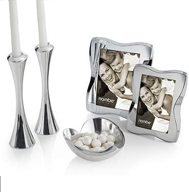 nambe Amore Mini Bowl | Metal Heart Candy Bowl | Valentine’s Day Décor and Mother’s Day Gift for Her | Heart Shaped Mirror Bowl | Decorative Bowl for Mantel, Entry Way, or Kitchen Counter (4.5")