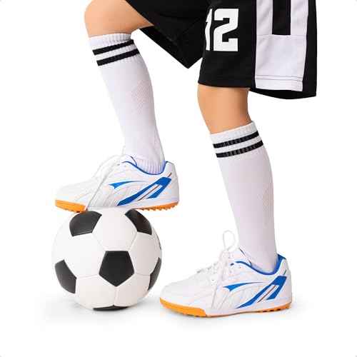 DREAM PAIRS Boys Girls Soccer Cleats Kids Youth Baseball Softball Cleats Outdoor Sneaker for Little/Big Kid/Toddler