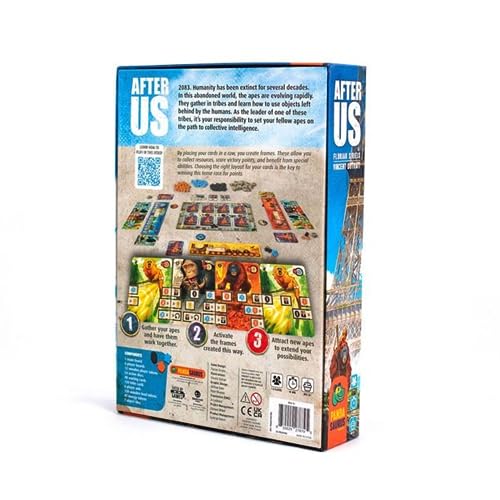 Pandasaurus Games After Us Board Game by Pandasaurus Games - Evolutionary Strategy Game in a Post-Human World, Ages 13+, 1-6 Players, 40-60 Minute Playtime