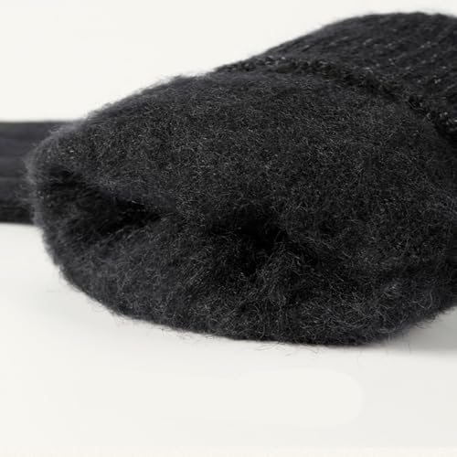 Black Winter Warm Gloves for Men Women Windproof Waterproof Thermal Touchscreen for Cycling Biking Sports Outdoor Work
