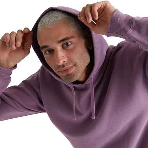Hanes mens Originals Fleece Hoodie, Garment Dyed Hooded Sweatshirt, Unisex Fleece Pullover