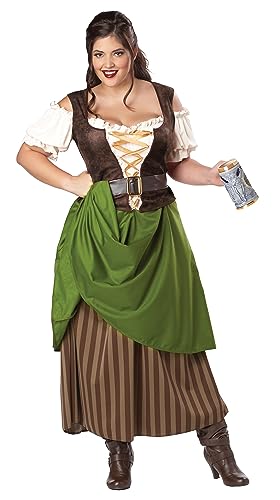 California Costumes Women's Plus-Size Tavern Maiden Plus