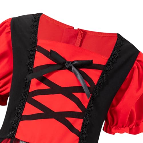 LATOBREATH Little Girls Princess halloween costume Dress Toddler Birthday Gift Outfit With Accessories(4-5Y)