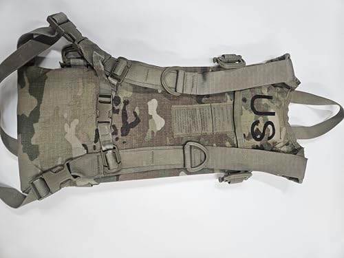 MOLLE Tactical Hydration Pack, 3L Capacity Bladder Sold Separately, Military Multicam Pouch, for Hiking Hunting Running