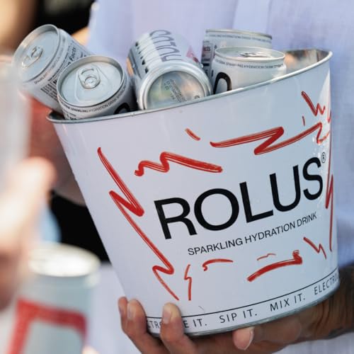 ROLUS Sparkling Electrolyte Hydration, 11.5 oz (12 pack), 345mg Electrolytes, No Sugar, No Caffeine, No Dyes