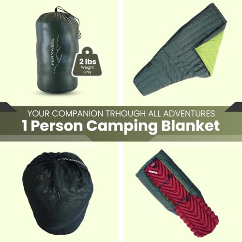 Ultralight Sleeping Bag Top Quilt 850 Down Ultralight Backpacking Camping Blanket