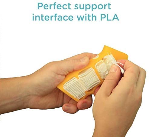 Polymaker Break Away Support Material for 1.75mm PLA Filament, 0.75kg Spool - PolySupport 3D Printer Support Filament Easy Support Removal