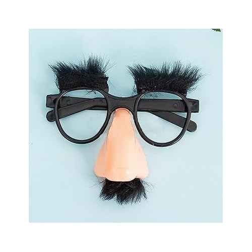 2Pcs Disguise Glasses With Funny Nose Add Fun To Your Celebrations Funny Glasses for Costume Halloween and Birthday Parties