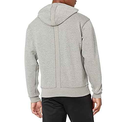 Champion Men's Sweatshirt, Tech Weave Hoodie for Men, Vintage Cursive Script
