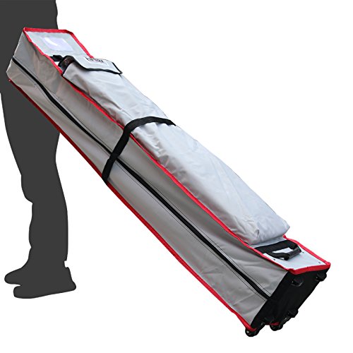 Eurmax USA Heavy Duty Wheeled Bag Pop up Canopy Tent Universal Rolling Storage Bag with Handles for 10x10 Canopy Instant T...