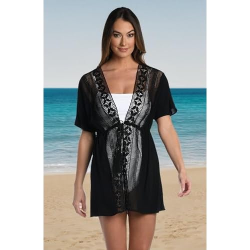La Blanca Women's Kimono Swimsuit Cover Up