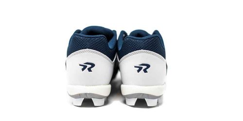 Ringor Flite Softball Cleats for Women - Lightweight and Durable Women's Molded Softball Shoes - Navy & White - Size 10
