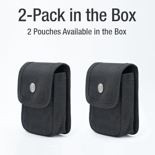 Tintirs 2 Pack EDC Belt Pouches for Men Women, Compact Holster Pouches Waist Bags with Belt Loop for Fishing, Hiking, Camp...