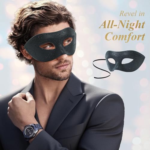 LCKRVOL 2026 New Masquerade Mask Couples Set, Masquerade Masks for Women Men Halloween Venetian Mask Costume Party
