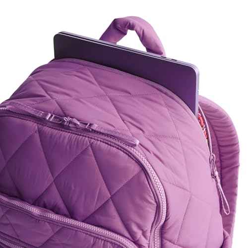 Vera Bradley Women's Featherweight Bancroft Backpack, Iris Orchid, One Size