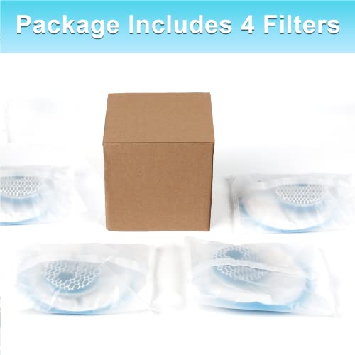 Biubiucat Cat Water Fountain Filters - 4PCS Activated Professional Removable Circle Reusable Fountain Carbon Filter Drink ...