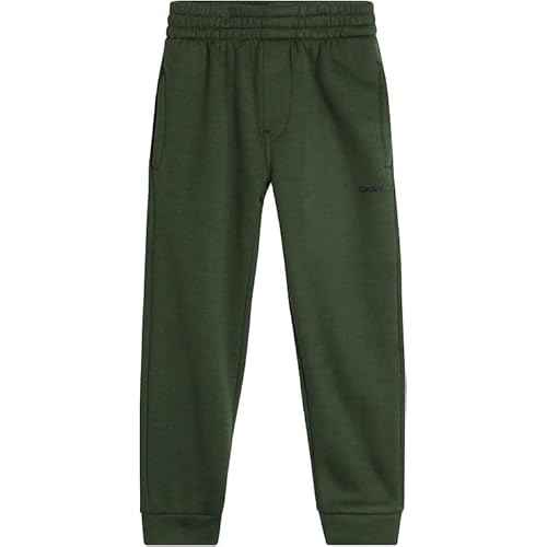 DKNY Boys Sweatpants - 4 Pack Soft Performance Fleece Boys Joggers Athletic Pants with Elastic Waist for Toddlers and Kids