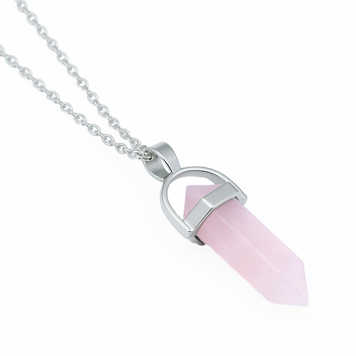 Astrotalk Love Attraction Pencil Pendant | Heart Chakra Healing & Relationship Strengthening | 108 Hours Energized by Top Astrologers | Rose Quartz Pendant for Women | Healing Gift Items for Women