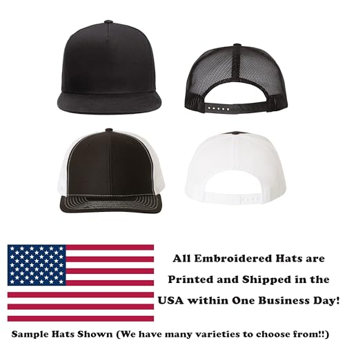 Outdoor Hunting & Fishing Embroidered Hat Collection Adjustable Breathable Golf Caps Nature and Wildlife Designs