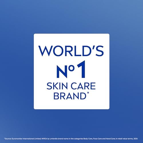 NIVEA Essentially Enriched Body Lotion for Very Dry Skin with Hyaluronic Acid, Almond Oil and Deep Nourishing Serum, 72-Hour Body Moisturizer, 33.8 Fl Oz Value Size Pump Bottle