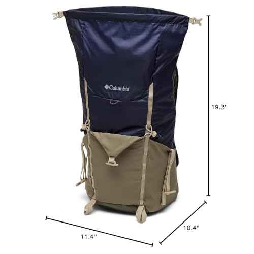 Columbia Tandem Trail 22L Backpack, Collegiate Navy/Stone Green, One Size