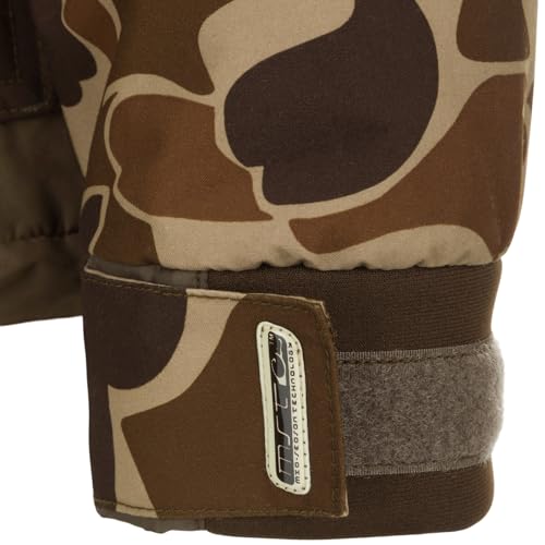 Drake Waterfowl Men's MST Waterproof Fleece-Lined 1/4 Zip Hunting Windproof Breathable Pullover Jacket with Multiple Pockets
