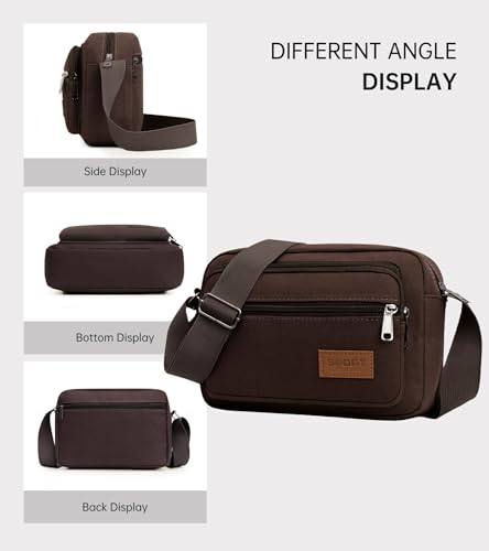 Portable Sling Backpack for Men Mens Crossbody Shoulder Bag for Travel Hiking Daypack