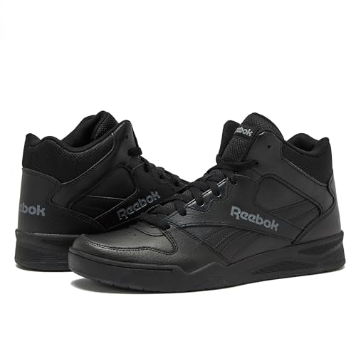 Reebok Men's Royal BB4500 Hi2 High Top Sneakers for Men, Black/Alloy, 7.5 Extra Wide