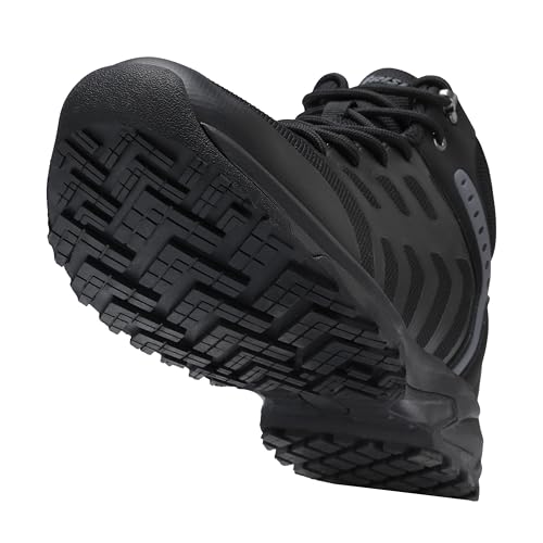 ARISIC Non Slip Work Boots for Men Comfortable Slip Resistant Work Shoes Waterproof Restaurant Chef Shoes Breathable Mesh ...