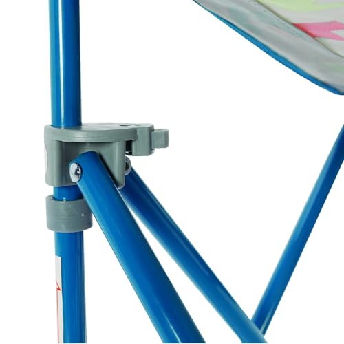 TnLoji Foldable Camp Chair - 125lb Capacity Portable Seat with Locking Mechanism, for Outdoor, Beach & Picnic Use (Dino)