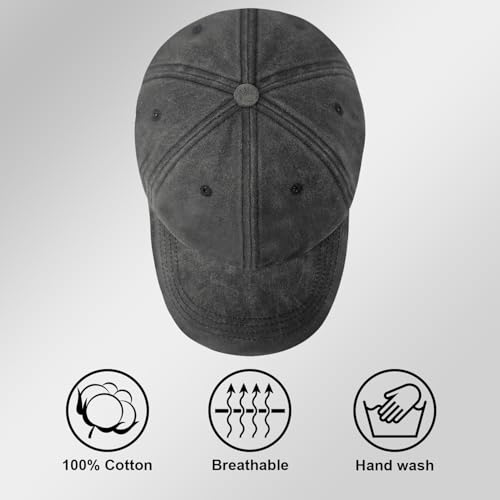 Vitælle Gifts for Women Men - Bigfoot Hat Sasquatch Hat Cotton Baseball Cap with Sweatband Gift for Halloween Christmas