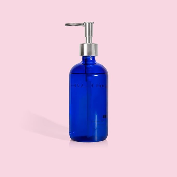 Capri Blue Hand Wash Soap - Liquid Luxury Hand Soap - Tropical & Fruity Scented Moisturizing Wash - Refillable Glass Pump Bottle - No Added Gluten, Parabens, or Sulfates (Volcano, 15 fl oz)