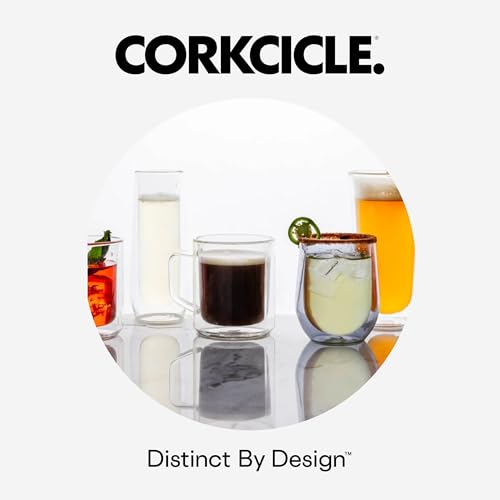 Corkcicle Cocktail Shaker - Triple-Insulated Stainless Steel - Leak-Proof Lid with Built-In Strainer - Non-Slip Bottom - S...