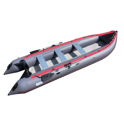 BRIS 14.5Ft Heavy Duty Inflatable Kayak Boat Fishing Tender Kayaks Canoe Dinghy