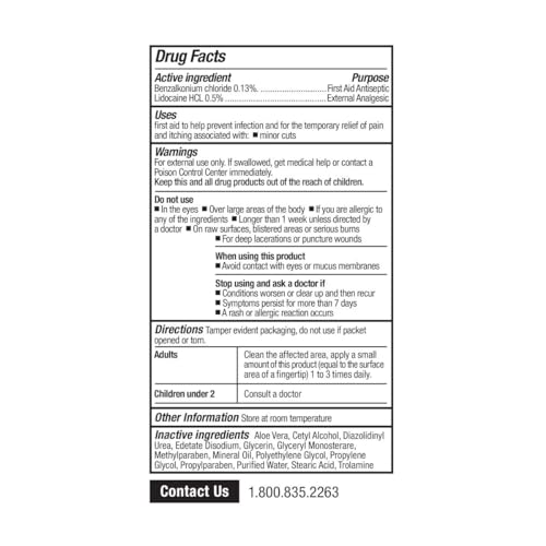 First Aid Only FAE-7011 SmartCompliance Refill Burn Cream Packets, 10 Count- Pack of 2