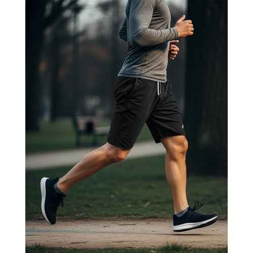 NY Threads 3 Pack Men's Athletic Shorts Quick Dry Lightweight Workout Running Gym Shorts with Pockets
