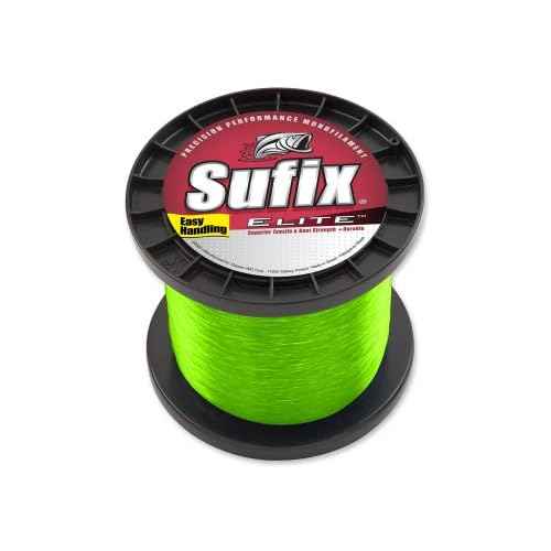 Sufix Elite 3000-Yards Spool Size Fishing Line (Yellow, 20-Pound)