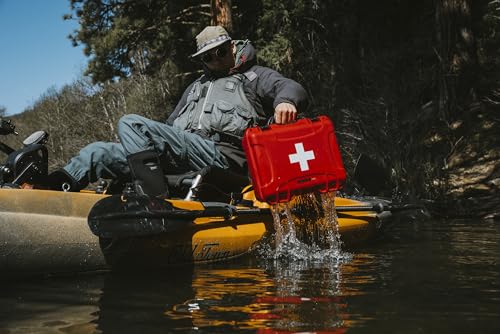 NANUK 909 Waterproof First Aid Box Empty – Durable, Medical First Aid Organizer Case, IP67-Rated, Dustproof, Impact-Resist...
