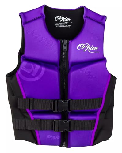 O'Brien Womens Flex V-Back LTD Life Jacket - US Coast Guard Approved Level 70 Buoyancy - Water Sports Activity Including B...