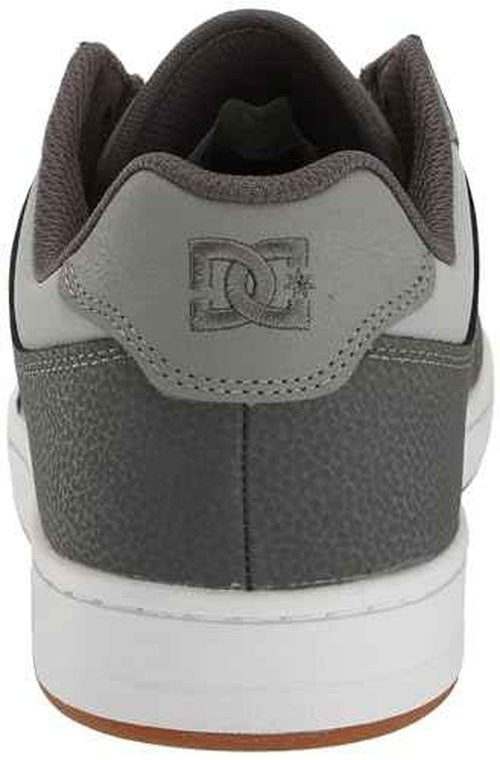 DC Men's Manteca 4 Casual Skate Shoe, Grey/Gum, 8