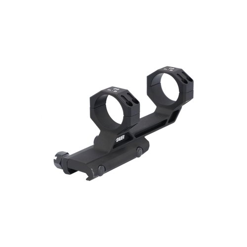 Sig Sauer Alpha MSR7075-T6 Aluminum 1.535 in. High 0 MOA Cant M1913 Attachment Scope Ring Mount, 30 mm Ring Size, Black
